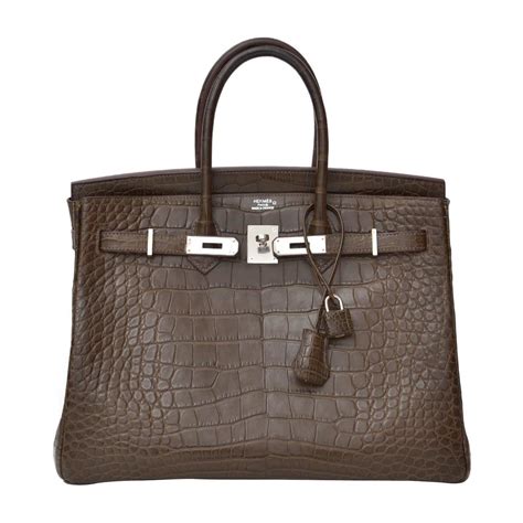 hermes birkin bag white and gray|hermes birkin 35 crocodile.